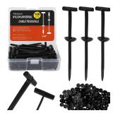 Nylon Cable Tie Buckle with Storage Box 100PCS
