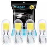 Alopee 4-Pack T10 LED Bulbs 12V 6500K