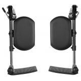Wheelchair Legrests with Calf Supports, Pair