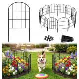 24in x 11ft Decorative Fence Panels, 10 Pack