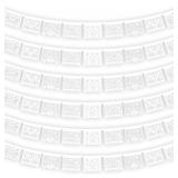 White Papel Picado Banner, 6x108ft, All White