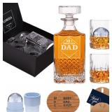 Whiskey Decanter Gift Set with Box, 2 Molds
