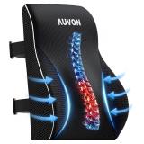 AUVON Office Lumbar Support Pillow with Bulge