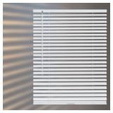 Aluminum Mini Blinds, Cordless White 32x64