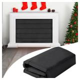 Magnetic Fireplace Blanket with Magnet 43x36