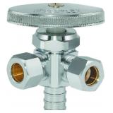 Eastman 3-Way Valve: 1/2' PEX x 3/8' Comp