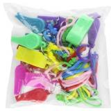 2pk Rhode Island Novelty 2' Neon Whistle Necklaces
