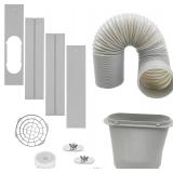 Portable A/C Window Vent Kit, 5.9' Hose