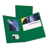 Oxford PTwin-Pocket Paper Folder, Hunter Green