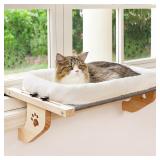 AMOSIJOY Cat Window Perch with Cushion