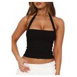 Medium Y2K Mesh Crop Tank Top Leopard Print