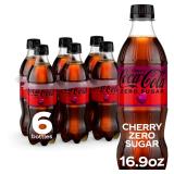 5Ct Coca-Cola Zero Sugar Cherry Soda 16.9 oz
