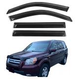 Honda Pilot Rain Guards - Acrylic Slim, 4 pcs