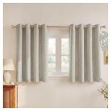 NICETOWN 100% Blackout Curtains, Beige (2)