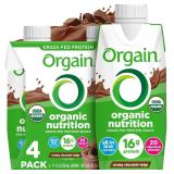 Orgain Organic Shake, Chocolate Fudge 11oz 4pk