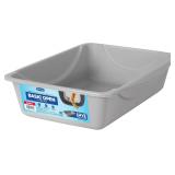 (2-pack)Petmate Basic Open Cat Litter Pan, Small,