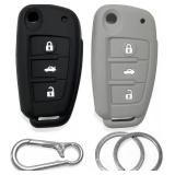 (2xBlack) Audi Key Fob Covers 3-Button
