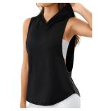 SM-Remidoo Women's Sleeveless Hoodie Tank Top