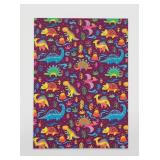 Dinosaur Dishwasher Magnet Cover 23'W x 26'H
