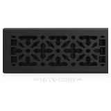 Decor Grates Gothic Vent Cover 4x12 AGH412-BLK