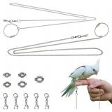 LELE LIFE 2 Pack 39in Bird Leash, Ankle Rings