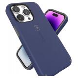 Speck iPhone 14 Pro Case - Slim, Prussian Blue