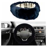 Steering Wheel Cover, Winter 14-15' Black, 1PC