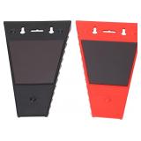 Red & Black Magnetic Wrench Organizer 2 Pack