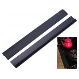 Stove Gap Covers (2 Pack) 25' Black