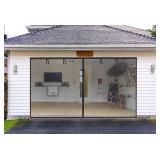 Garage Screen Door 8x7FT Magnetic Retractable