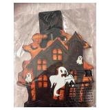 This Haunted House 2D Wood Tabletop Decoration