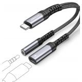 JSAUX USB-C to 3.5mm Headphone & PD Dongle 60W