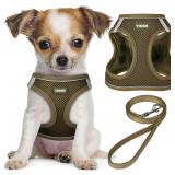 YIMEIS Dog Harness & Leash Set, Reflective, S