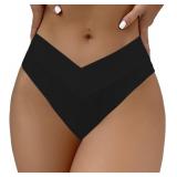 Medium SherryDC Women's V-Cut High-Waisted Bottoms