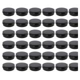 Moretoes Lip Balm Tins 2 oz Black Aluminum