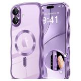 GVIEWIN iPhone 17 MagSafe Case - Wave Frame