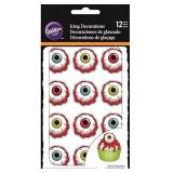 3pk Wilton Icing Decorations 12/Pkg, Bloody Eyebal