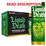 12pk Liquid Death Lime Sparkling Water