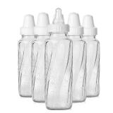 Evenflo Glass Twist Bottles, 8 oz (6)