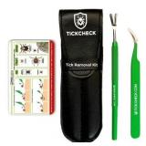TickCheck Premium Tick Remover Kit with Case