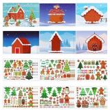 48 Sheet Make-a-Gingerbread House Stickers