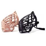 TEHAUX 2 Piece Plastic Dog Muzzle Set