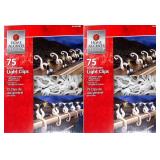 4pk 75ct Home Accents Holiday Light Clips