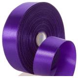 (5PK)50 Yards 1' Purple Satin Ribbon
