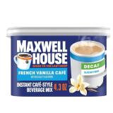 Maxwell House Decaf Sugar Free Cafe-Style Mix