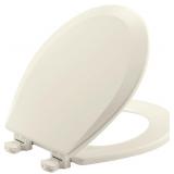 Bemis 500EC Durable Wood Toilet Seat, Biscuit
