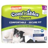 Hartz Comfitables Dog Diapers, Large