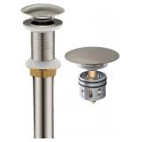 Bathroom Sink Drain 1-1/2' Pop-Up BN