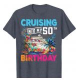 Cruise to My 50th Birthday 2XL T-Shirt