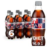 Diet Coke Soda, 16.9 fl oz Bottles, 6 Pack